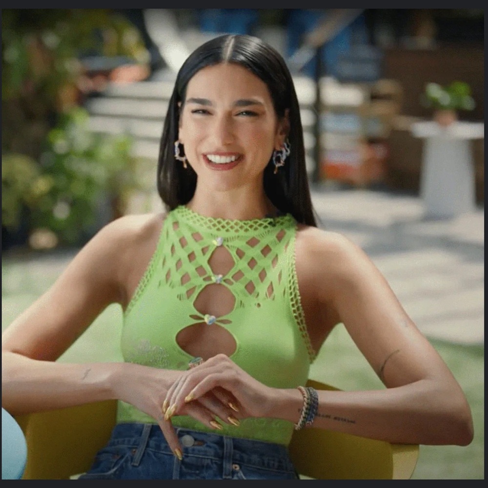 Lime Green Sleeveless Top